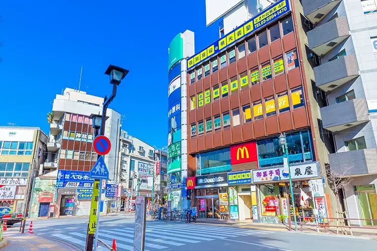 ときわ台駅周辺の様子