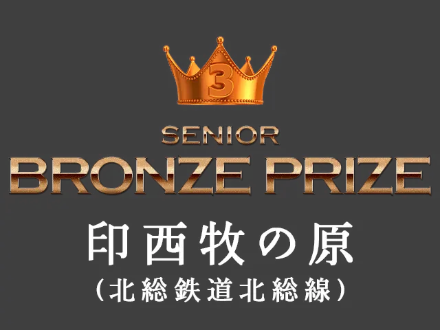 BRONZE PRIZE 印西牧の原（北総鉄道北総線）